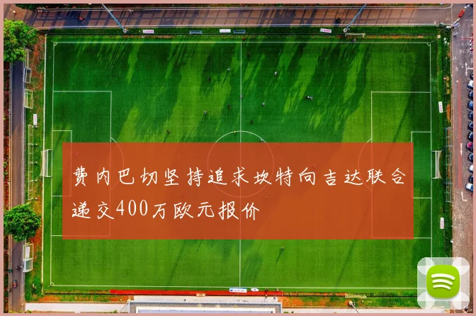费内巴切坚持追求坎特向吉达联合递交400万欧元报价