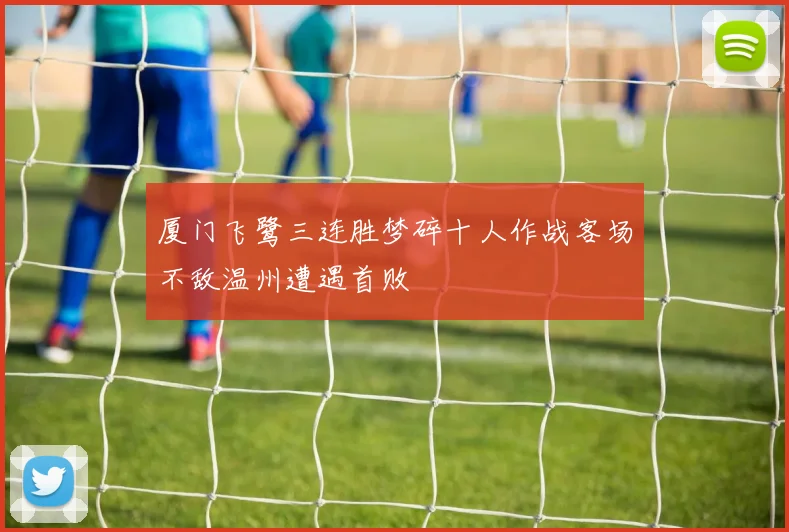 厦门飞鹭三连胜梦碎十人作战客场不敌温州遭遇首败